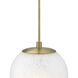 Pixie LED 7 inch Brushed Gold Pendant Ceiling Light