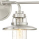Dover 4 Light 29.75 inch Satin Platinum Bath Light Wall Light