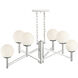 Kelvin 6 Light 42 inch Chrome Chandelier Ceiling Light