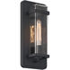 Pearl Street 1 Light 16 inch Black Exterior Wall Lantern