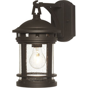 Sedona 1 Light 13 inch Oil Rubbed Bronze Outdoor Wall Lantern in Seedy