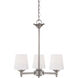 Darcy 3 Light 18.5 inch Brushed Nickel Chandelier Ceiling Light
