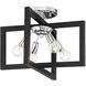 Xander 4 Light 15 inch Chrome Semi-Flush Ceiling Light