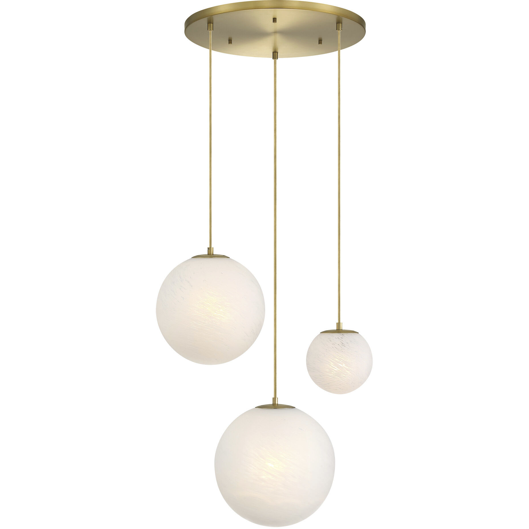 Pixie LED 28.75 inch Brushed Gold Chandelier Ceiling Light