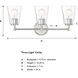 Ingo 3 Light 24 inch Polished Nickel Vanity Light Wall Light