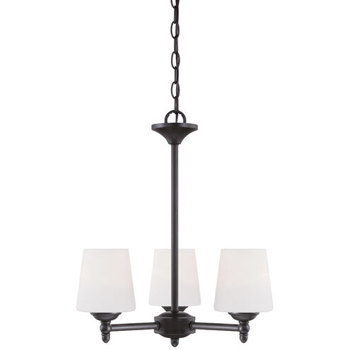 Darcy 3 Light 18.5 inch Oil Rubbed Bronze Chandelier Ceiling Light