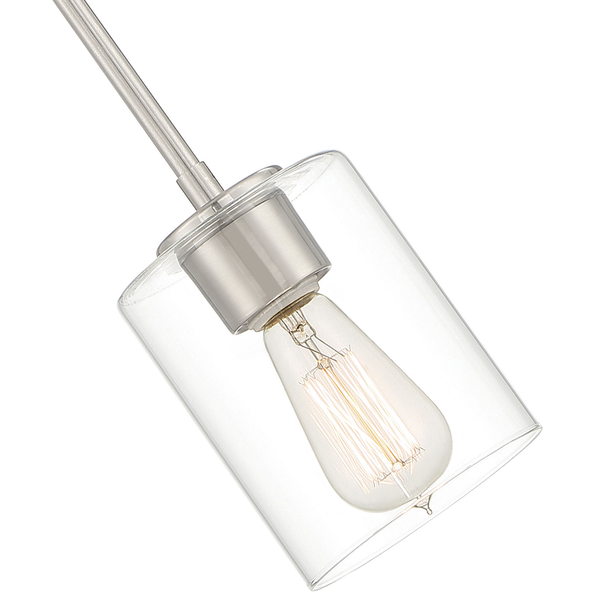 Liam 1 Light 5 inch Satin Platinum Mini Pendant Ceiling Light