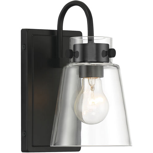Inwood 1 Light 7 inch Matte Black Vanity Light Wall Light