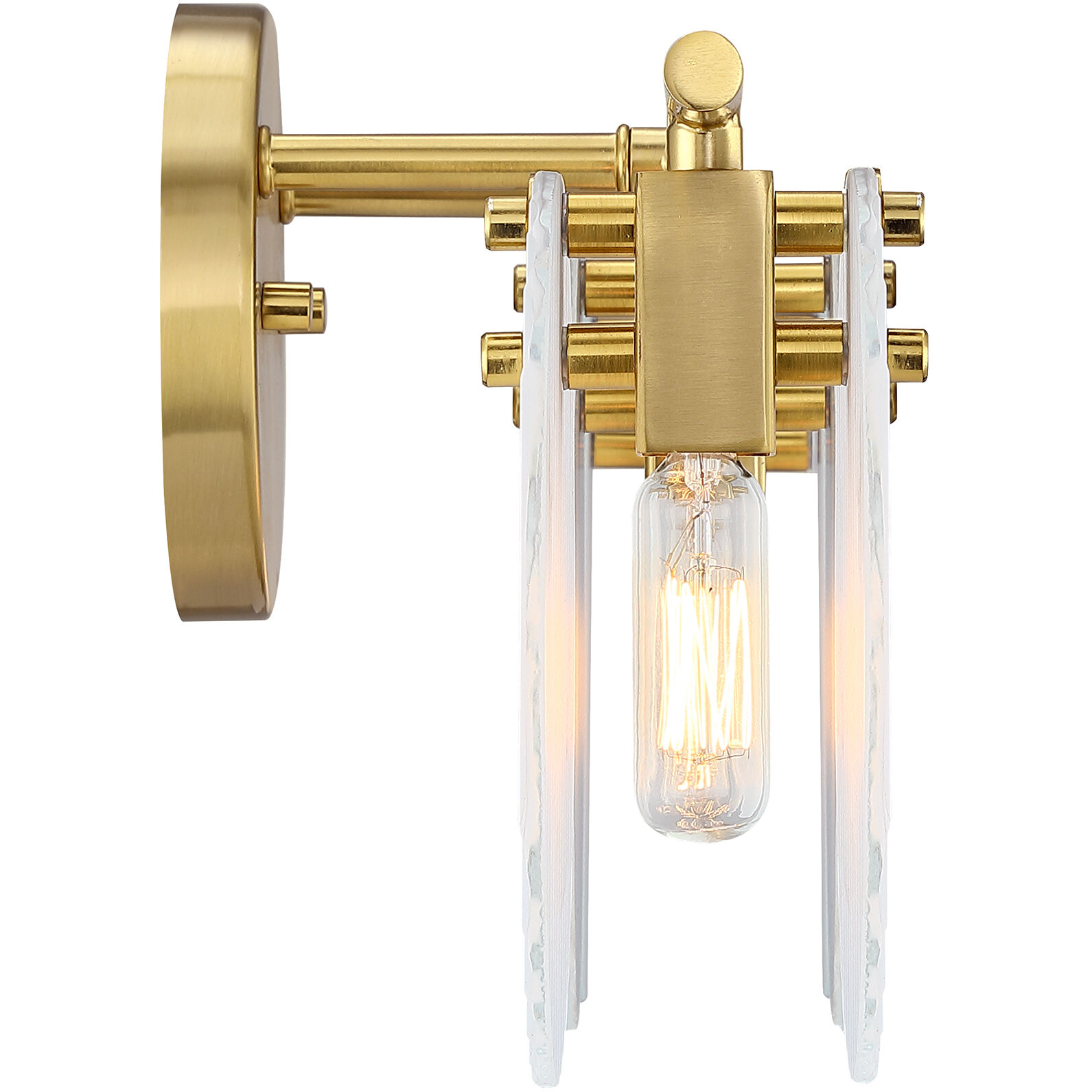 Sky Fall 3 Light 25 inch Brushed Gold Vanity Light Wall Light
