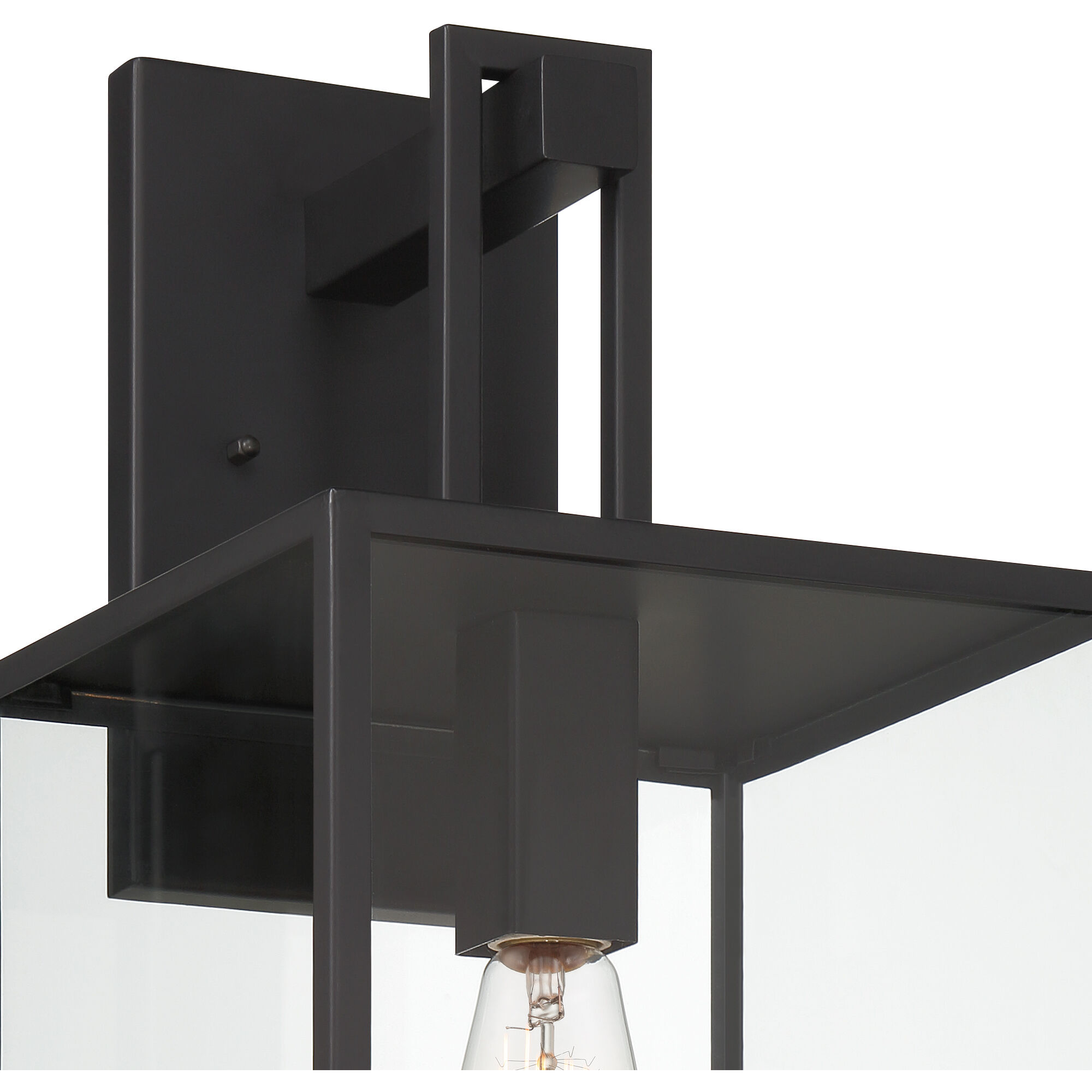 Preston 1 Light 18.75 inch Matte Black Exterior Wall Lantern