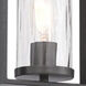Elements 1 Light 6.25 inch Charcoal Mini Pendant Ceiling Light