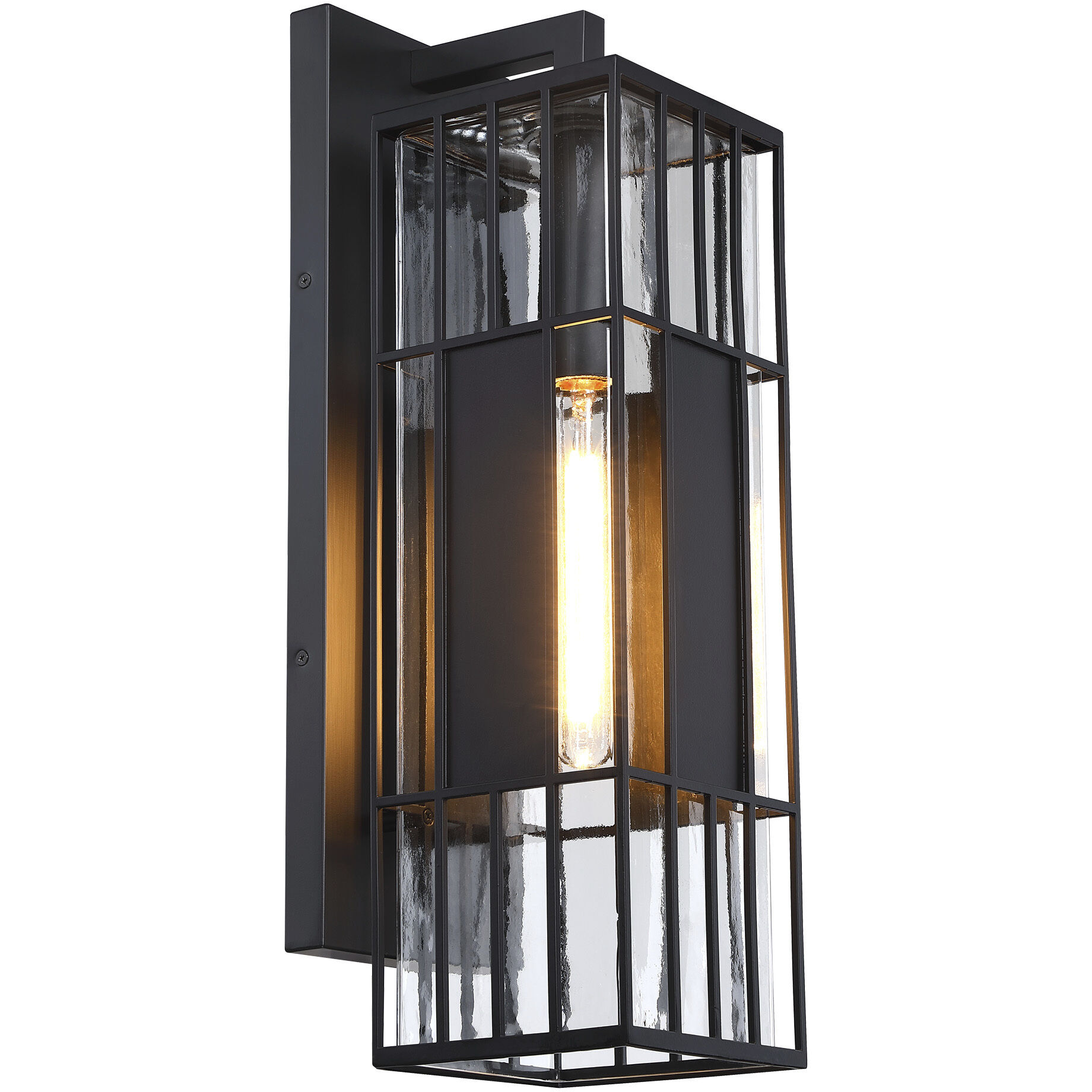 Edgehill LED 22 inch Black Outdoor Wall Sconce