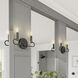 Summit 2 Light 14 inch Matte Black Vanity Light Wall Light