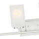 Carmine 4 Light 28 inch Brushed Nickel Vanity Light Wall Light