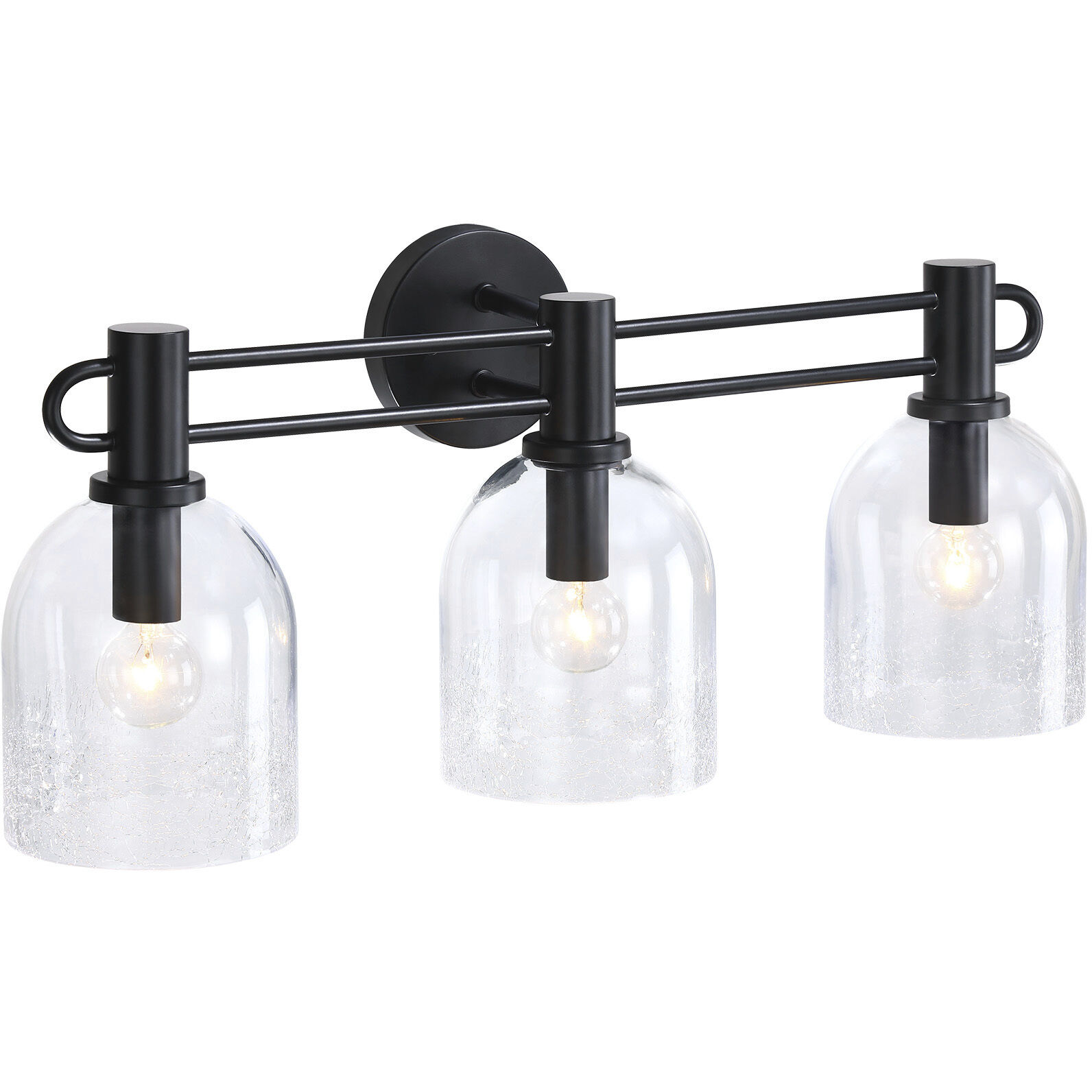 Astra LED 24 inch Matte Black Vanity Wall Light