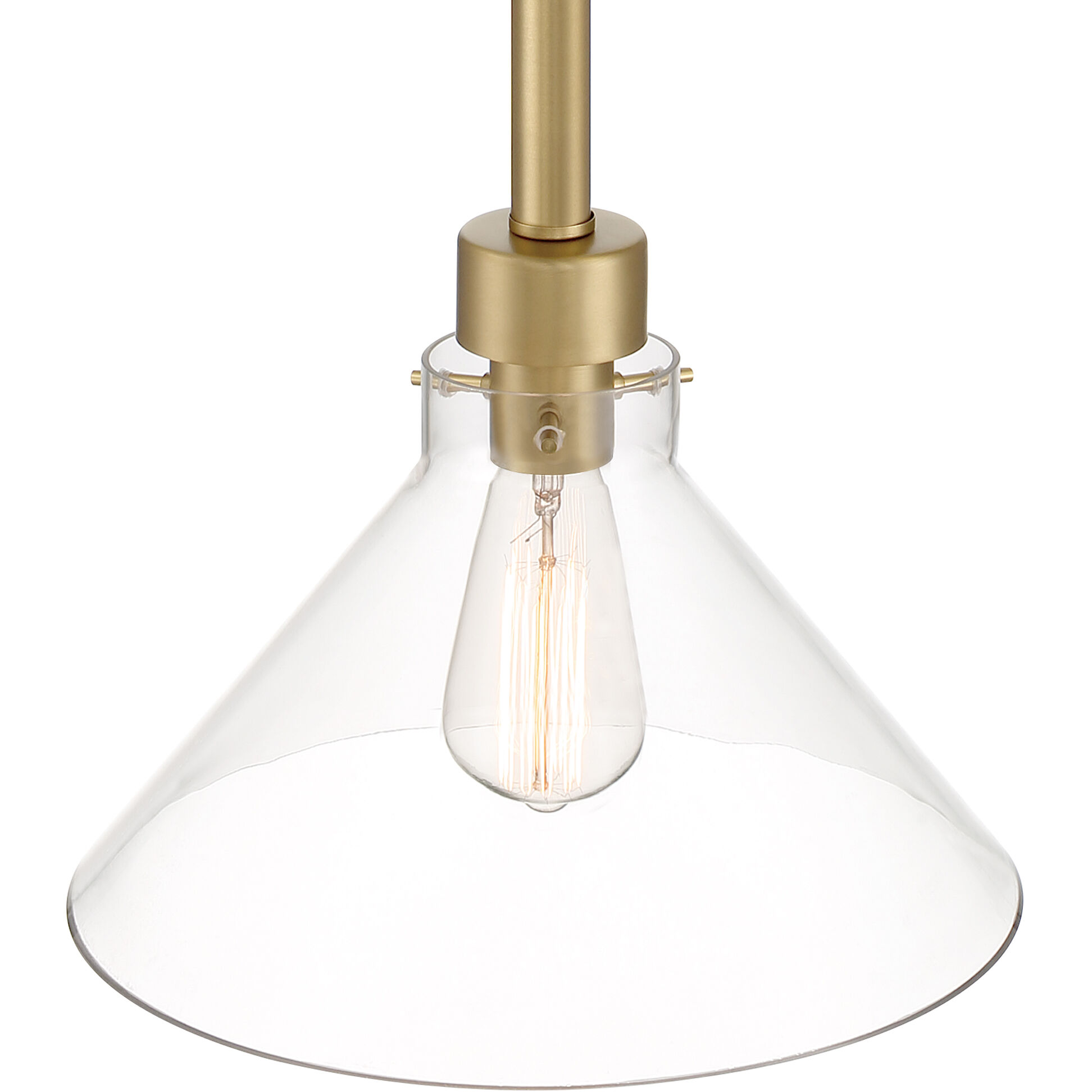Brushed gold pendant light hot sale