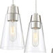 Echo 5 Light 22.5 inch Satin Platinum Chandelier Ceiling Light