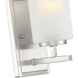 Carmine 1 Light 6 inch Brushed Nickel Vanity Light Wall Light