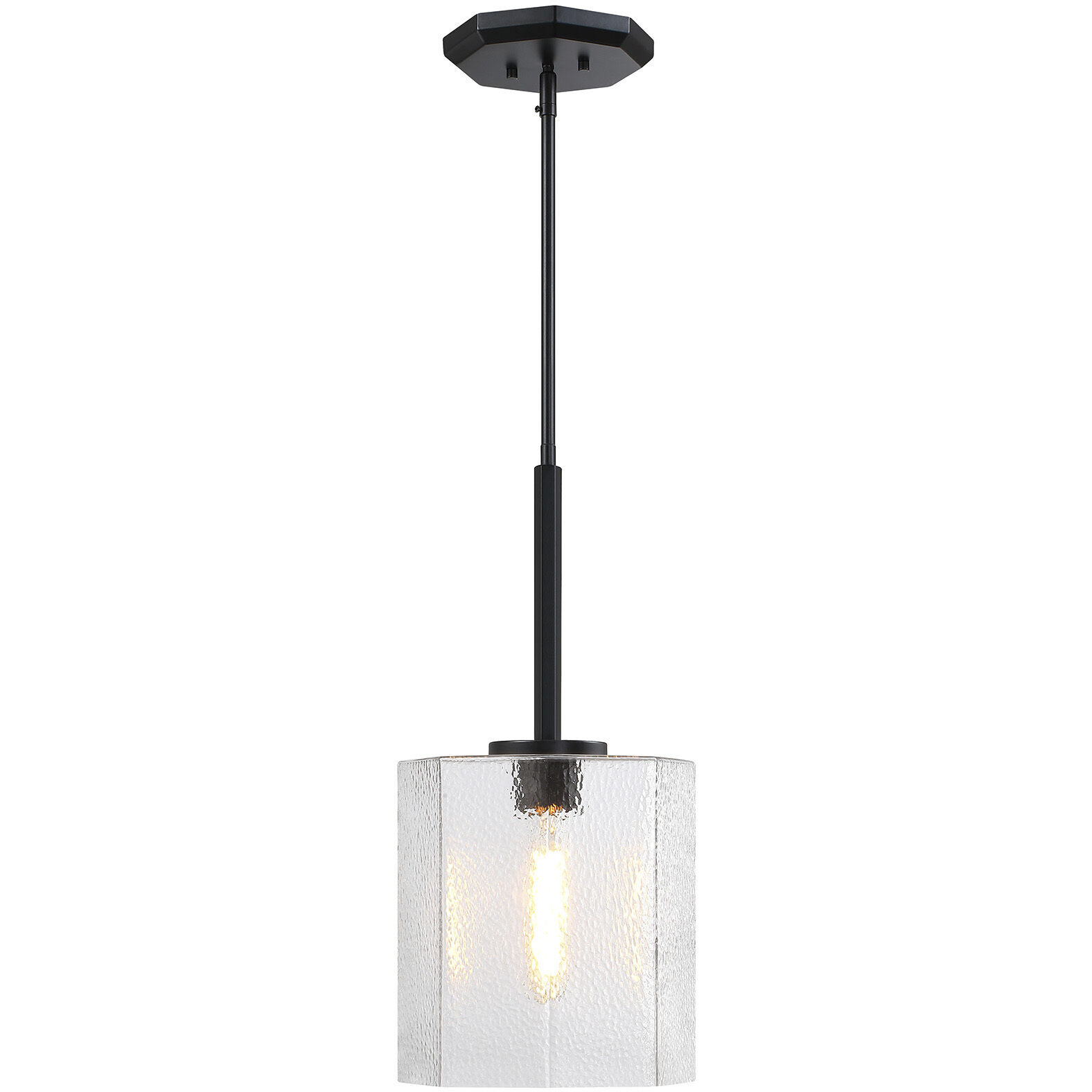 Haven LED 10 inch Matte Black Pendant Ceiling Light