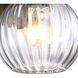 Fernwood LED 13 inch Black Outdoor Wall Sconce