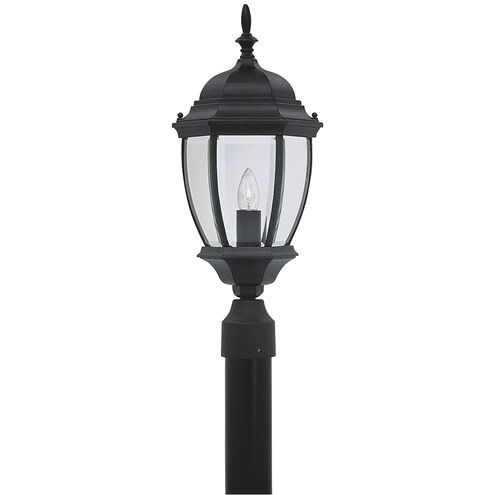Tiverton 1 Light 22 inch Black Outdoor Post Lantern