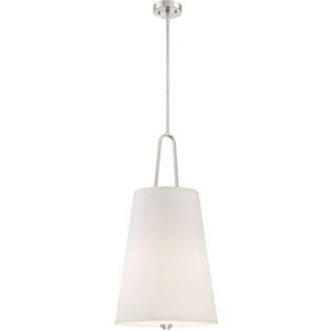 Studio 3 Light 15 inch Satin Platinum Foyer Light Ceiling Light