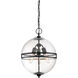 Hollywood Hills 3 Light 14 inch Matte Black Pendant Ceiling Light