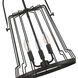 Alba 3 Light 14 inch Matte Black Pendant Ceiling Light
