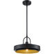 Odea 1 Light 14 inch Matte Black Pendant Ceiling Light