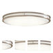 EnviroLite LED 32.3 inch Brushed Nickel Flush Mount Ceiling Light