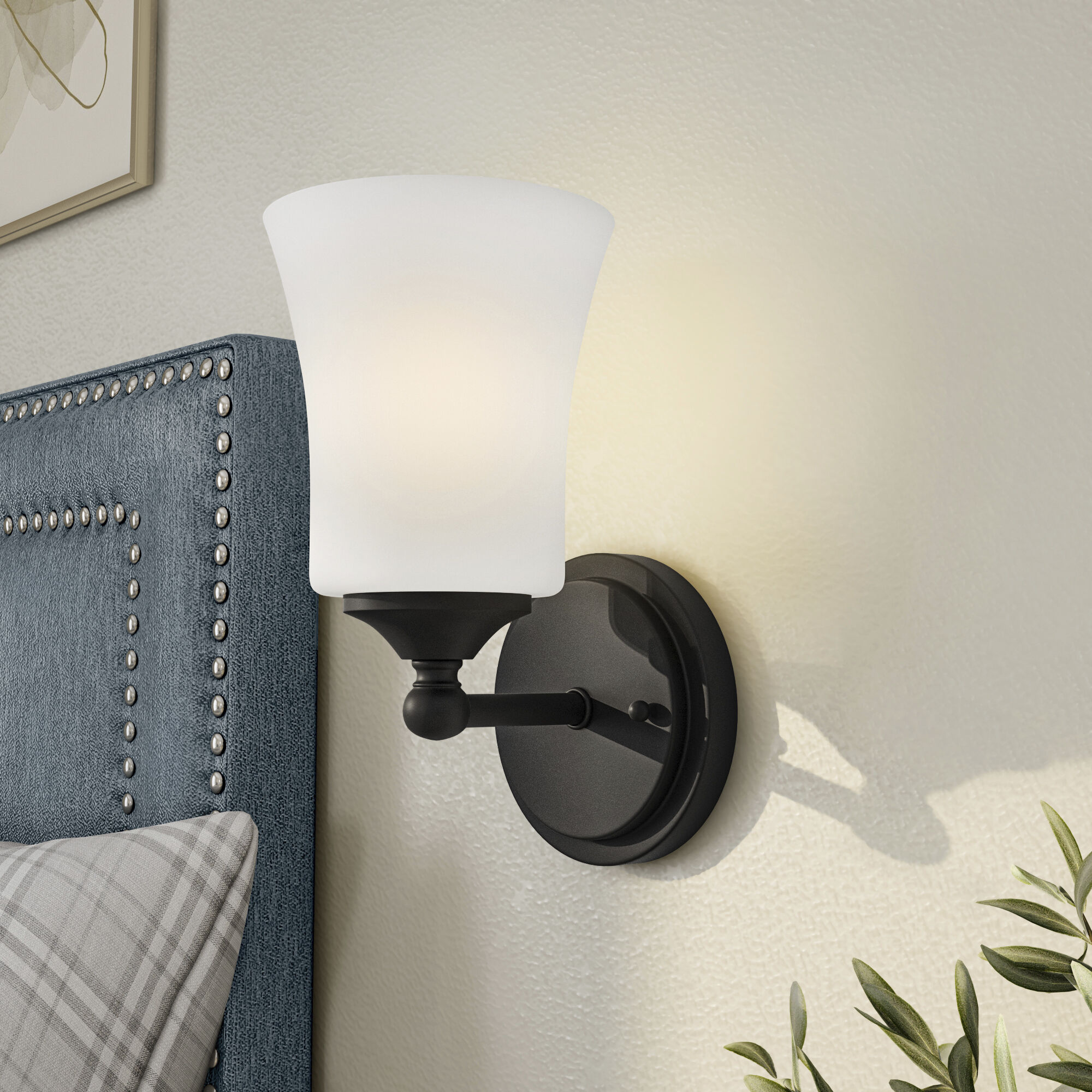 Bronson 1 Light 5 inch Matte Black Wall Sconce Wall Light