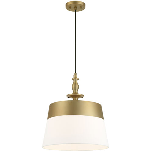 Ava 1 Light 15.75 inch Brushed Gold Pendant Ceiling Light