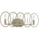 Hutton 3 Light 24.5 inch Sterling Gold Bath Bar Wall Light