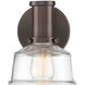Carson 1 Light 6.25 inch Satin Copper Bronze Wall Sconce Wall Light