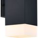 Willowsong 1 Light 10 inch Black Outdoor Wall Sconce