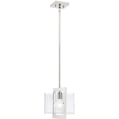 Ethan 1 Light 8.25 inch Polished Nickel Mini Pendant Ceiling Light