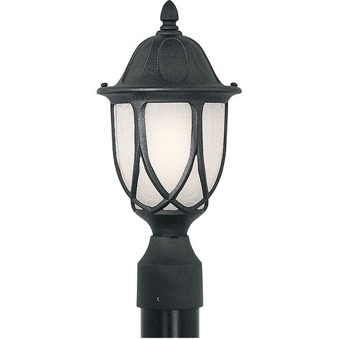 Capella 1 Light 19 inch Black Outdoor Post Lantern