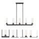 Braden 5 Light 43 inch Iron Graphite Island Ceiling Light