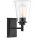 Westin 1 Light 5 inch Matte Black Wall Sconce Wall Light