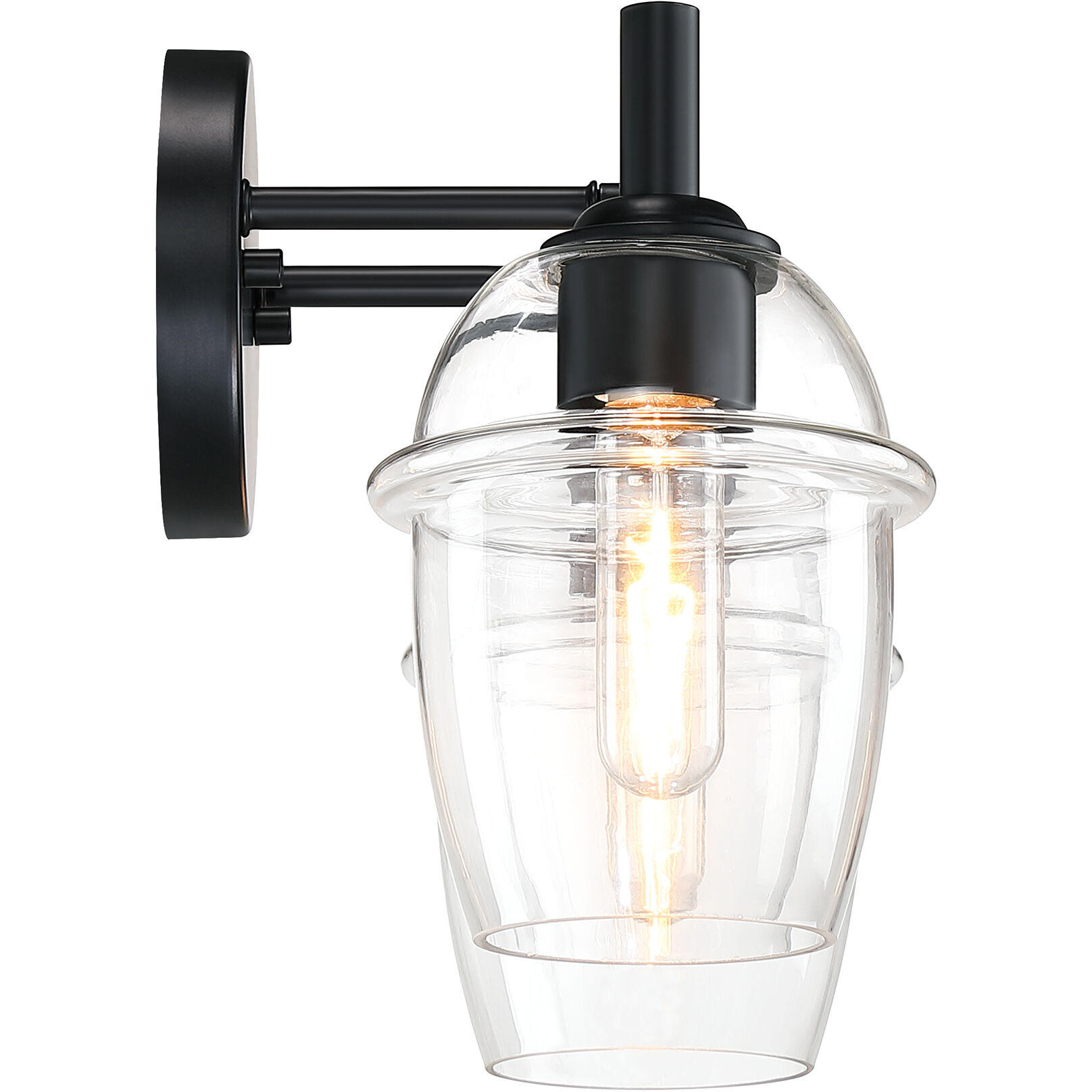 Summer Jazz 2 Light 16 inch Matte Black Vanity Light Wall Light