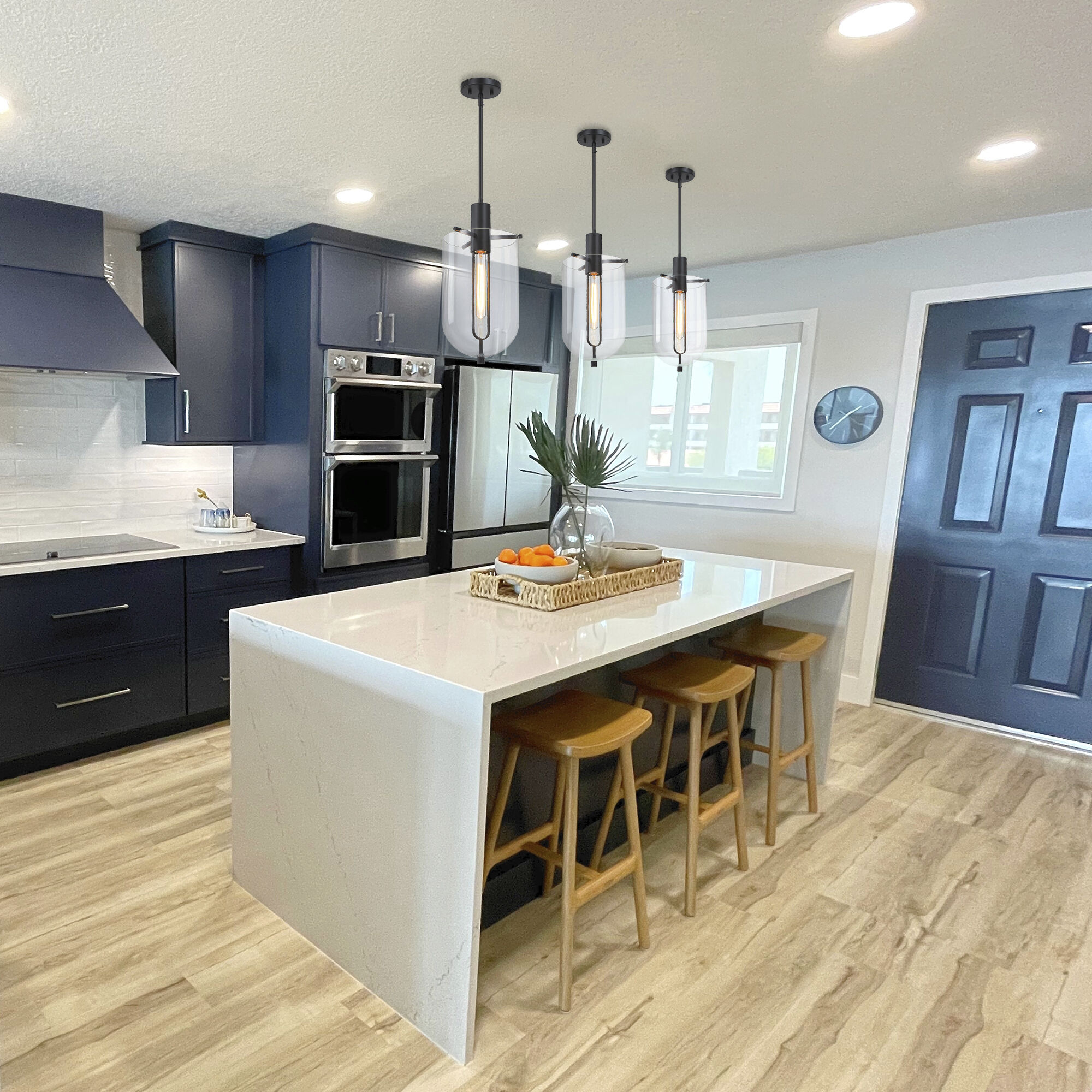 Skylar LED 10 inch Matte Black Down Pendant Ceiling Light