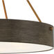 Erba 6 Light 24 inch Old Satin Brass Pendant Ceiling Light