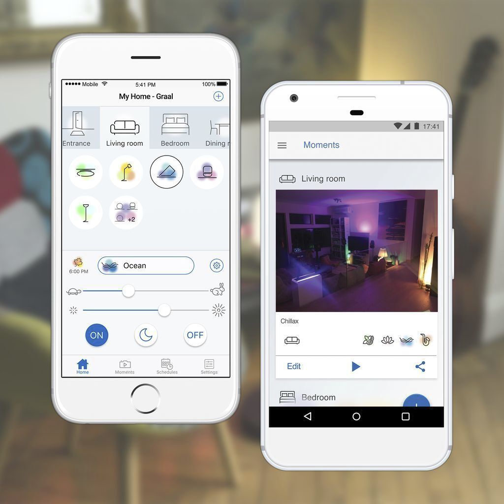 EnviroLite LED 16 inch Brushed Nickel Smart Flush Mount Ceiling Light