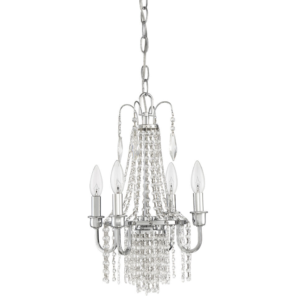 Maisie 4 Light 11.75 inch Chrome Chandelier Ceiling Light