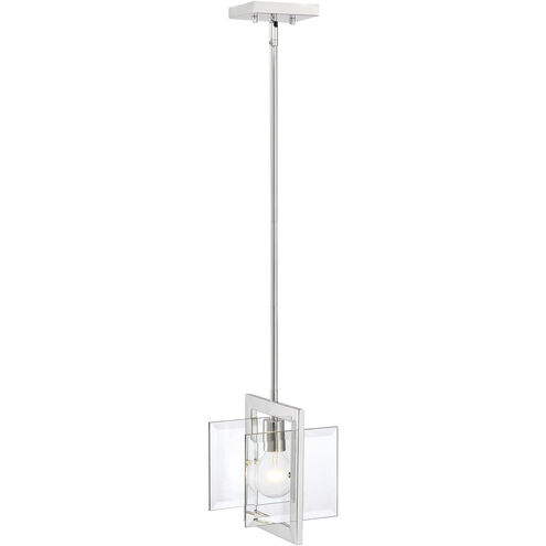 Ethan 1 Light 8.25 inch Polished Nickel Mini Pendant Ceiling Light