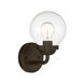 Knoll 1 Light 6 inch Oil Rubbed Bronze Wall Sconce Wall Light