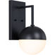 Pineview 1 Light 14 inch Black Outdoor Wall Sconce