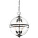 Hollywood Hills 6 Light 18 inch Matte Black Pendant Ceiling Light
