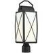 Fairlington 1 Light 19.75 inch Black Outdoor Post Lantern
