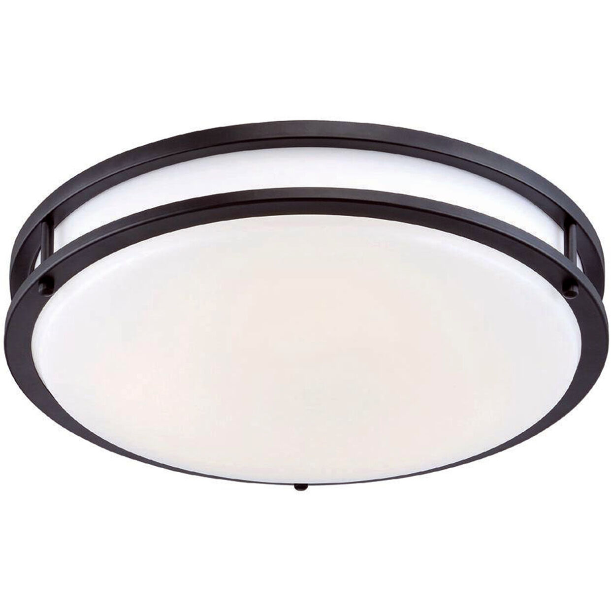 EnviroLite LED 12 inch Oil Rubbed Bronze Flush Mount Ceiling Light